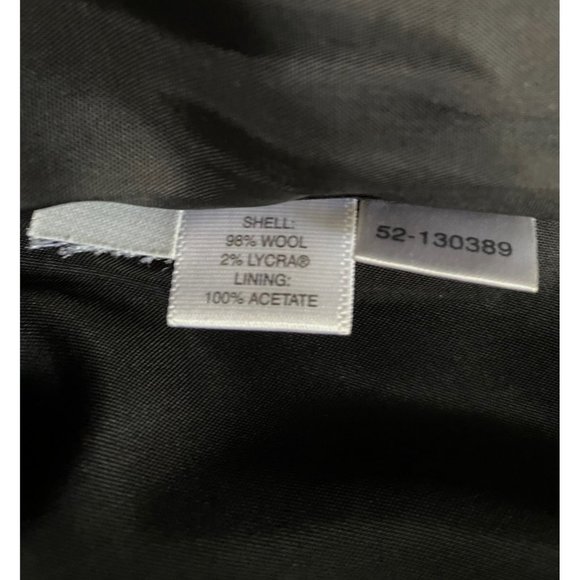 Ann Taylor Women's Black Skirt With Peplum Detail Size 4 - Picture 5 of 5